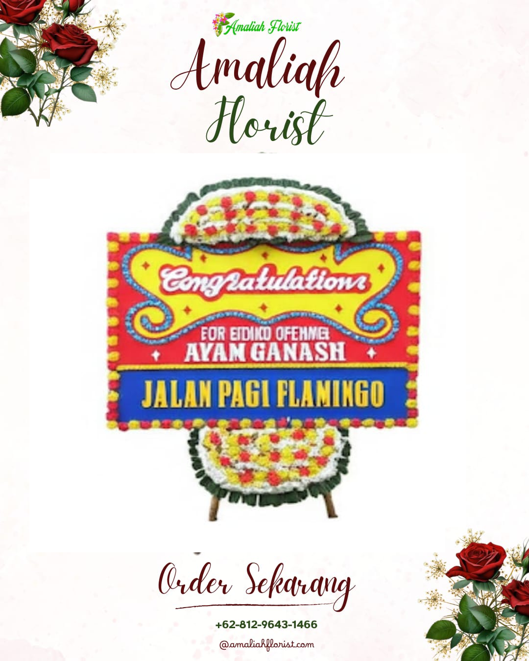 Sewa Papan Bunga Kambu